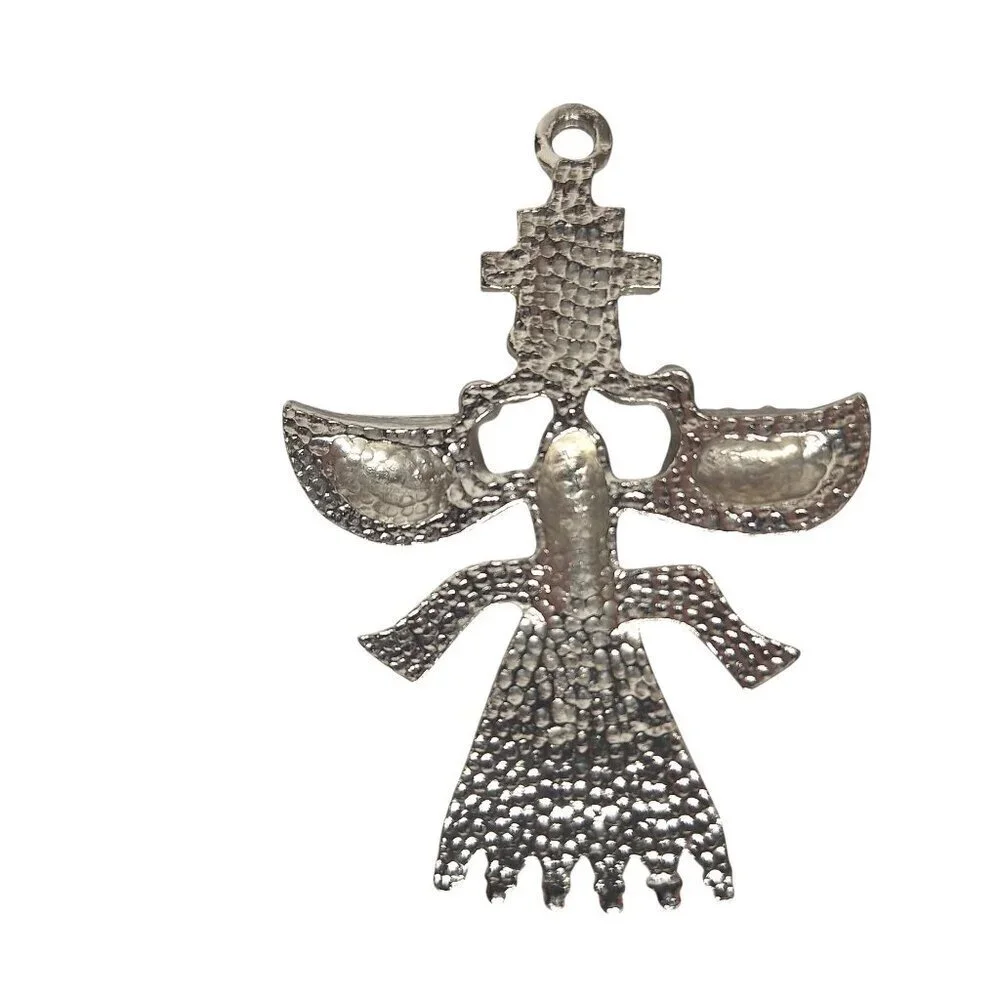 Vintage Turquoise Nightwing Talisman Southwestern Pendant